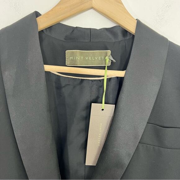 NWT Mint Velvet Black Boyfriend Modern Blazer Size 16 - Picture 6 of 14